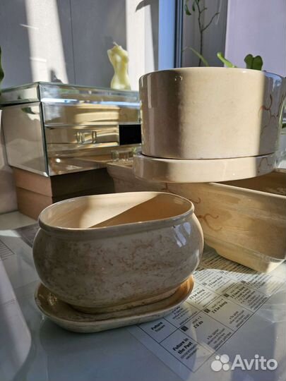 Керамические горшки