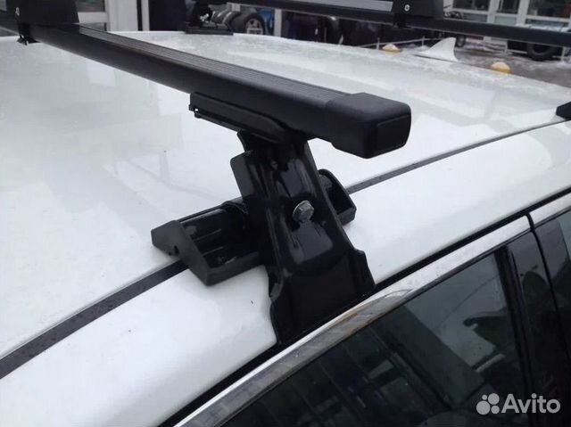 Багажник на гладкую крышу с прямоугольными дугами