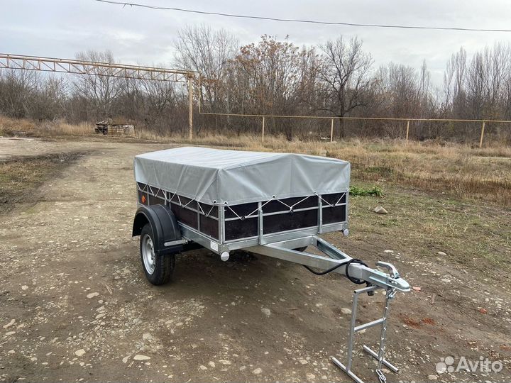 Прицеп Фермер 2М 2*1,3 с тентом 21см, без колес