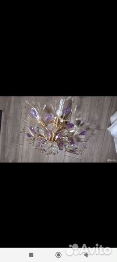 Люстры хрустальные бу