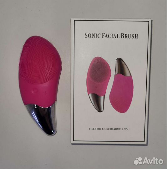 Силиконовая щётка массажер для лица (новая)