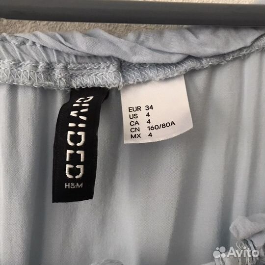 Голубой топ hm