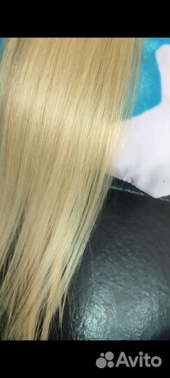Волосы для наращивания 60 см блонд