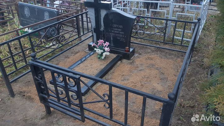 Покраска оград и уборка могил Москва и мо