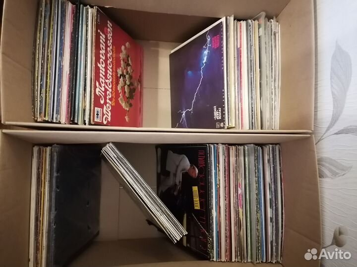 Пластинки виниловые разные