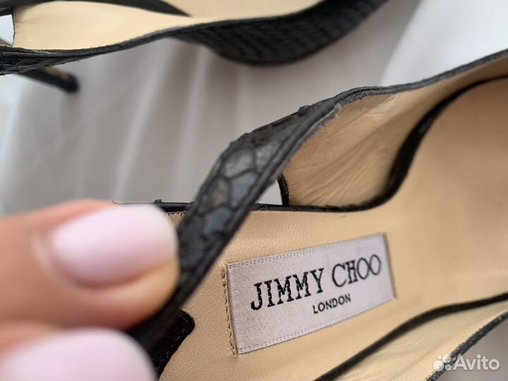 Босоножки jimmy choo 37 питон оригинал