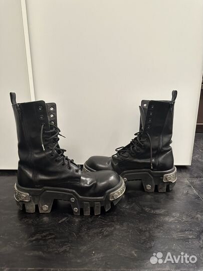 Balenciaga Hardware Bulldozer Boots