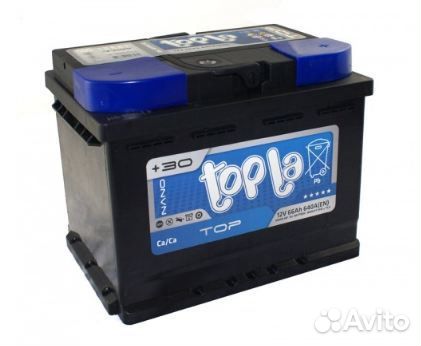 Аккумулятор Topla Top Sealed 66 Ач 118666 обр. пол