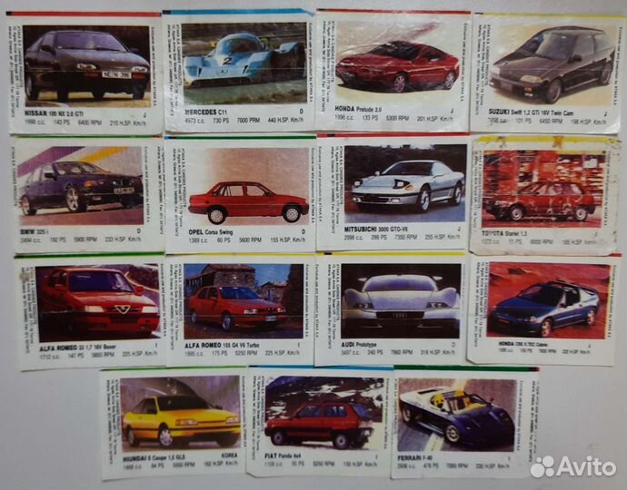 Вкладыши от жвачек 90 х