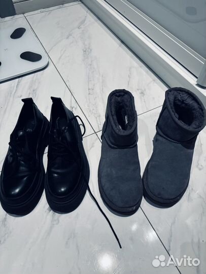 Угги UGG, ботинки Zara, 37, оригинал