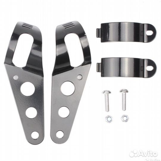 Крепления для фары на вилку 35-43мм мото