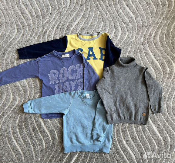 Детские вещи на мальчика пакетом 2-5 лет