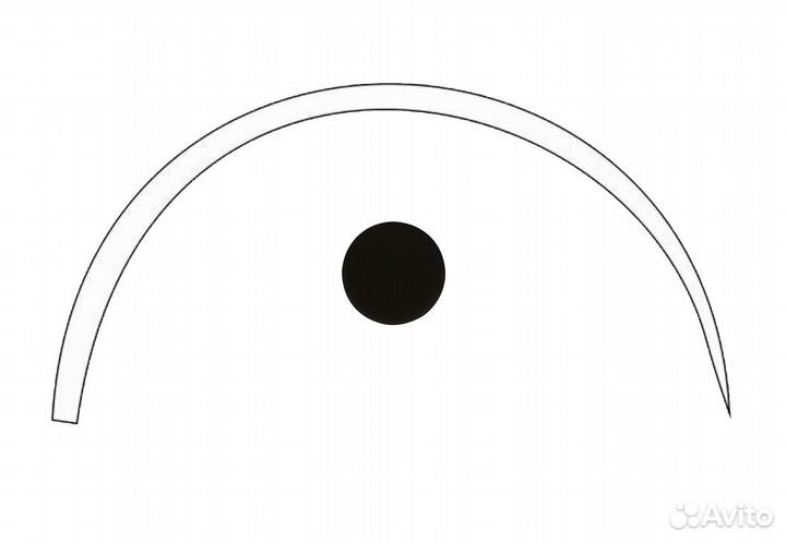 Игла хирургическая 4А1-0,7*25мм изогнутая на 4/8 о