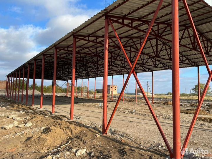 Строительство ангаров навесов