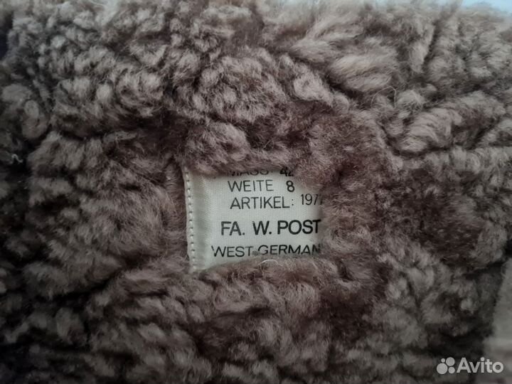 Ботинки мужские зимние 42 кожа мех фрг винтаж