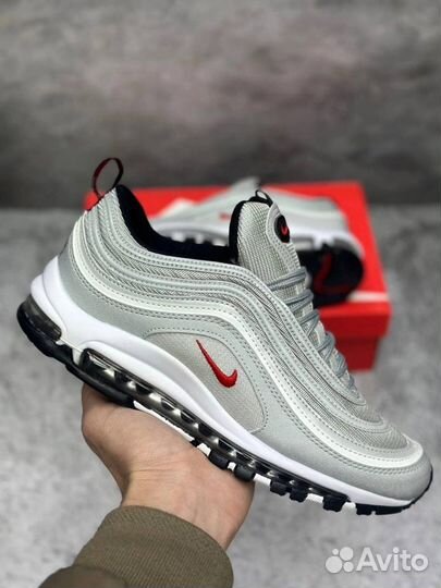 Nike Air Max 97 Triple White Reflective Кроссовки