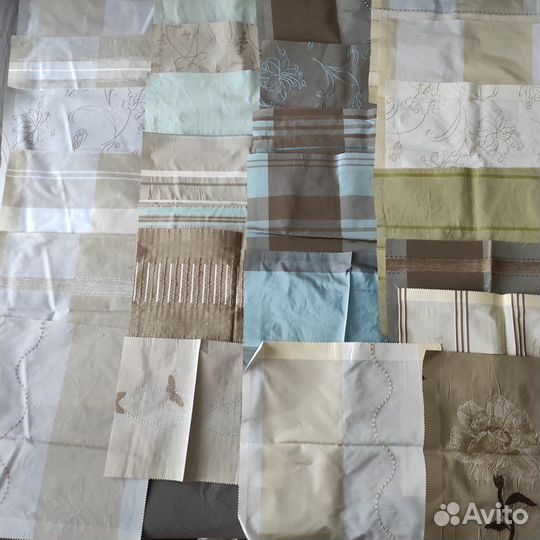 Витринные образцы портьерной ткани