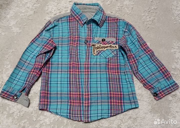 Рубашки на мальчика 92-98