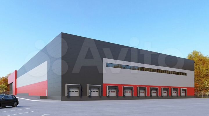 Складское здание с шоу румом, 8700 м²