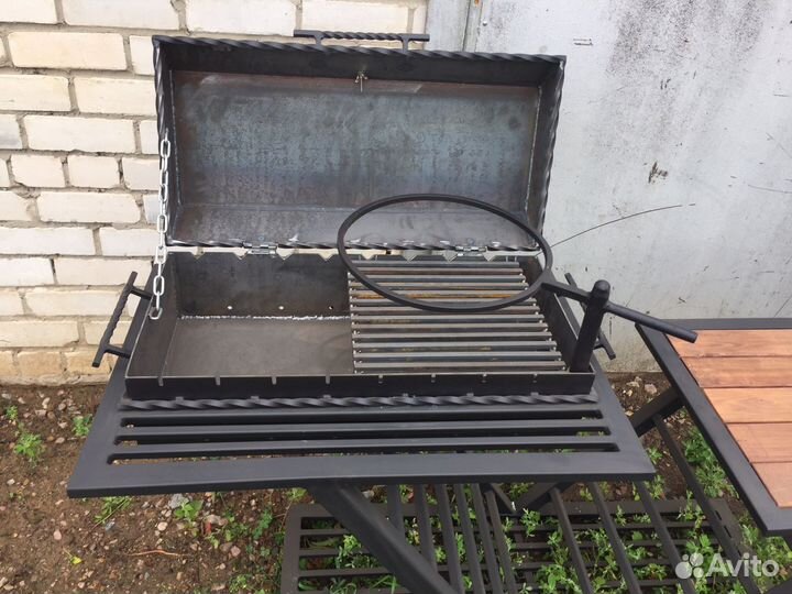 Мангал гриль со столом