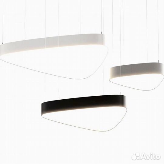 Светодиодный светильник треугольник