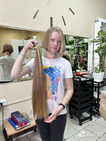 Волосы неокрашенные блонд