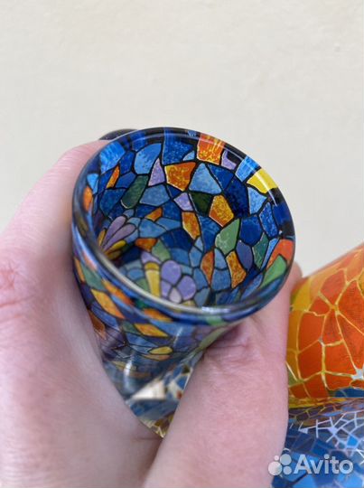 Рюмки цветные Испания