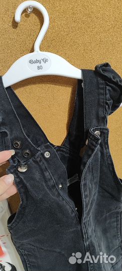 Джинсовый комбинезон для девочки