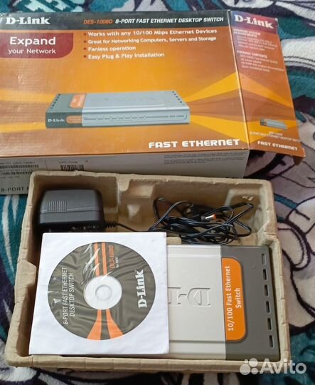 D-Link Коммутатор DES-1008D