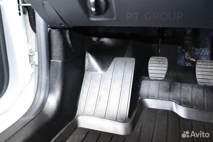 Накладки на ковролин (ABS) (6 шт) Renault Logan