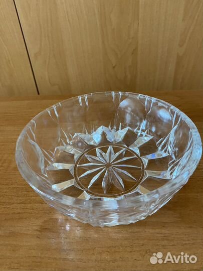 Ваза для фруктов, цветное стекло