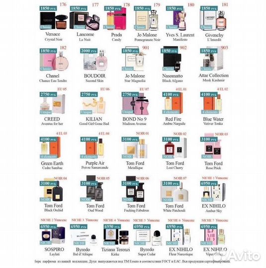 Духи оригинал