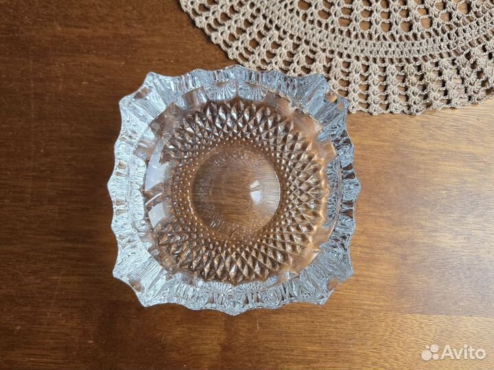 Пепельница хрустальная