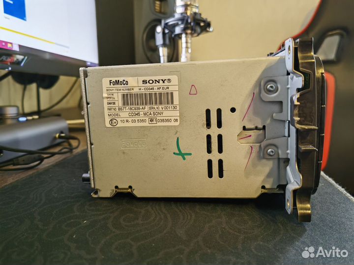 Головное устройство Ford mondeo 4 Sony