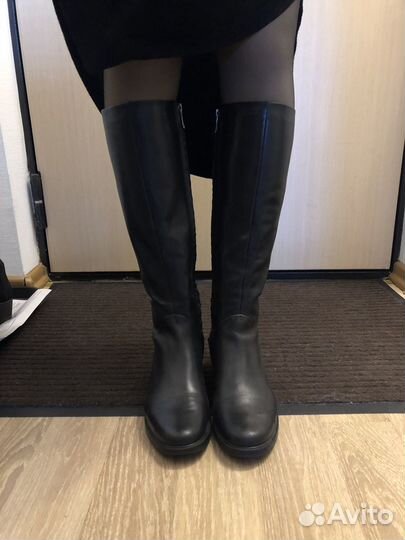 Сапоги кожаные женские 38 39 40 41