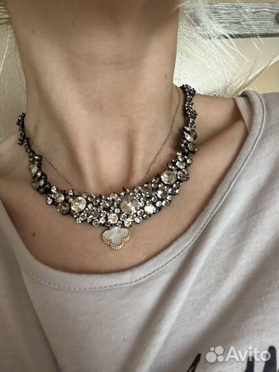 Чокер колье swarovski