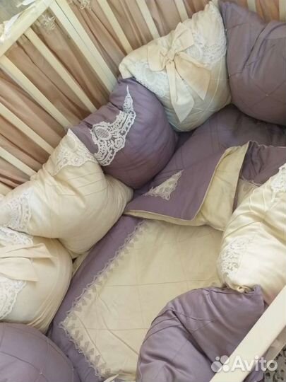 Кроватка иБалдахин в детскую кроватку