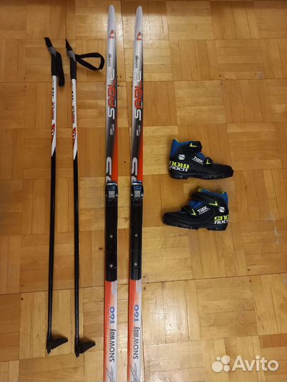 Лыжи 160 комплект с ботинками