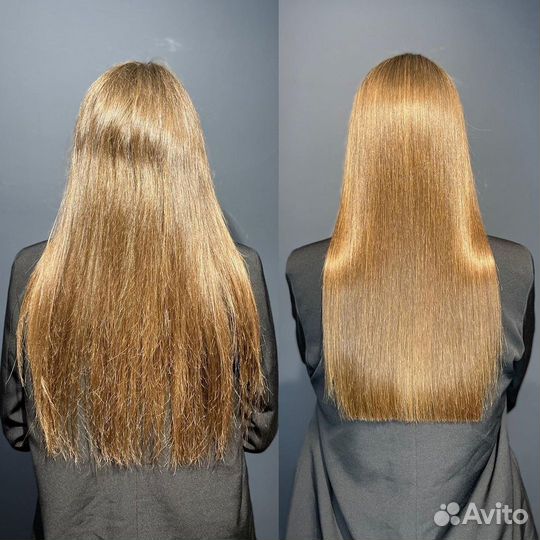 Кератиновое выпрямление, ботокс до талии фикс