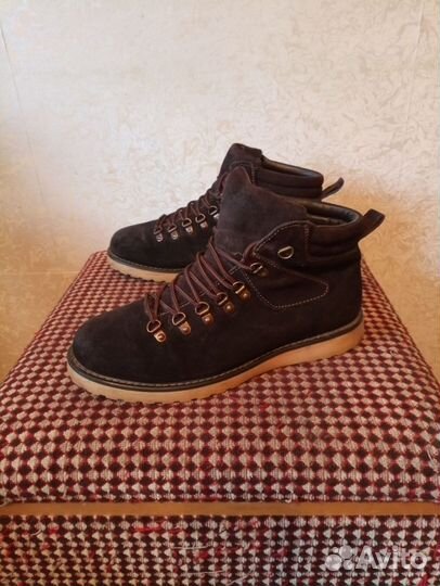 Ботинки муж нат кожа утепленные 43 р