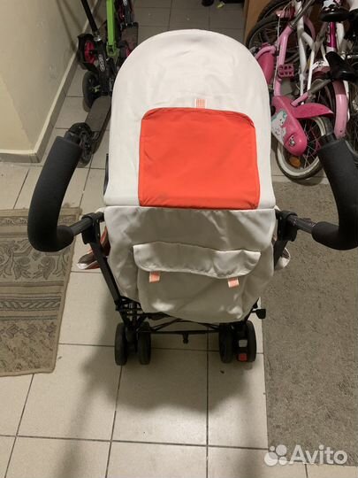 Коляска трость foppapedretti бу оранжевая