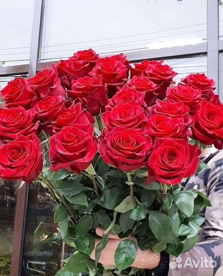 Цветы розы букеты 25 31 35 51 101 251 Доставка
