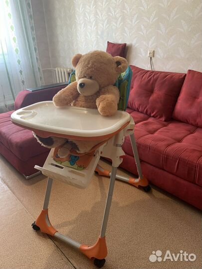 Стульчик для кормления chicco polly