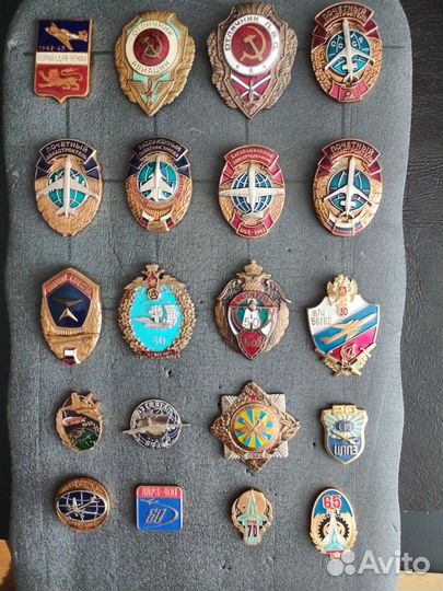 Значки авиация