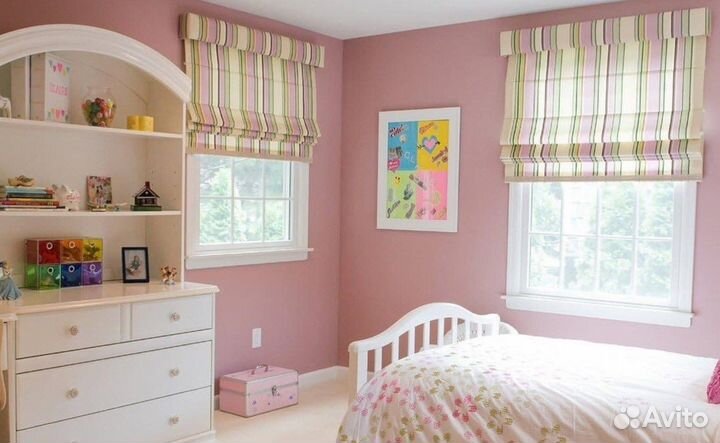 Римские шторы и жалюзи