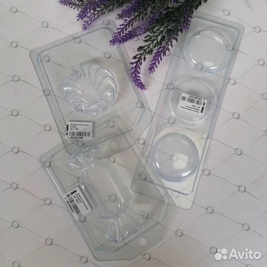 Пластиковые формы для мыла и шоколада