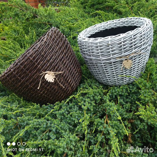 Корзина из ротанга