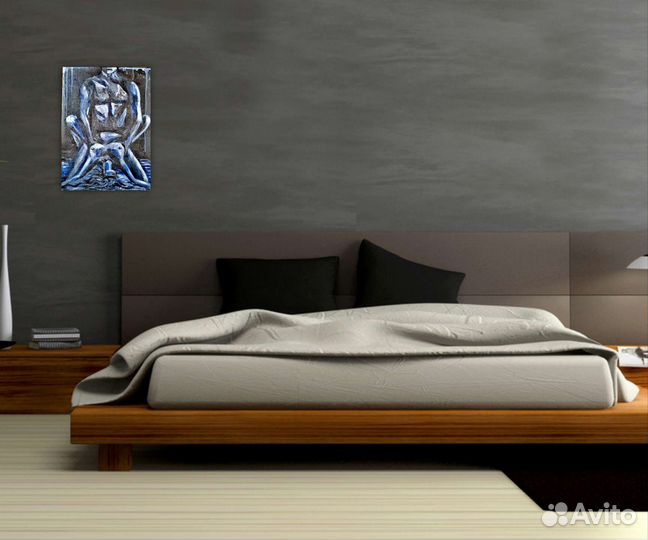 Картина акрилом, эротика