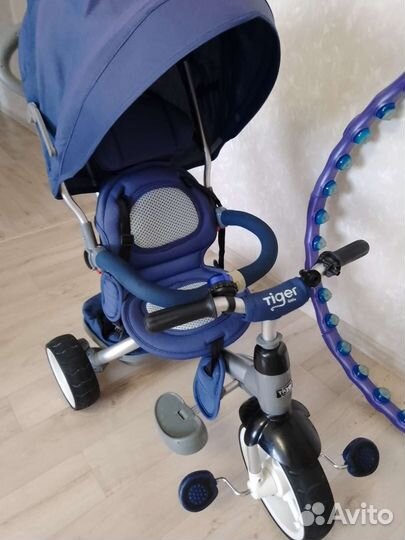 Велосипед коляска с ручкой