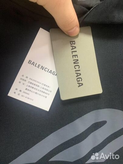 Худи Balenciaga оверсайз